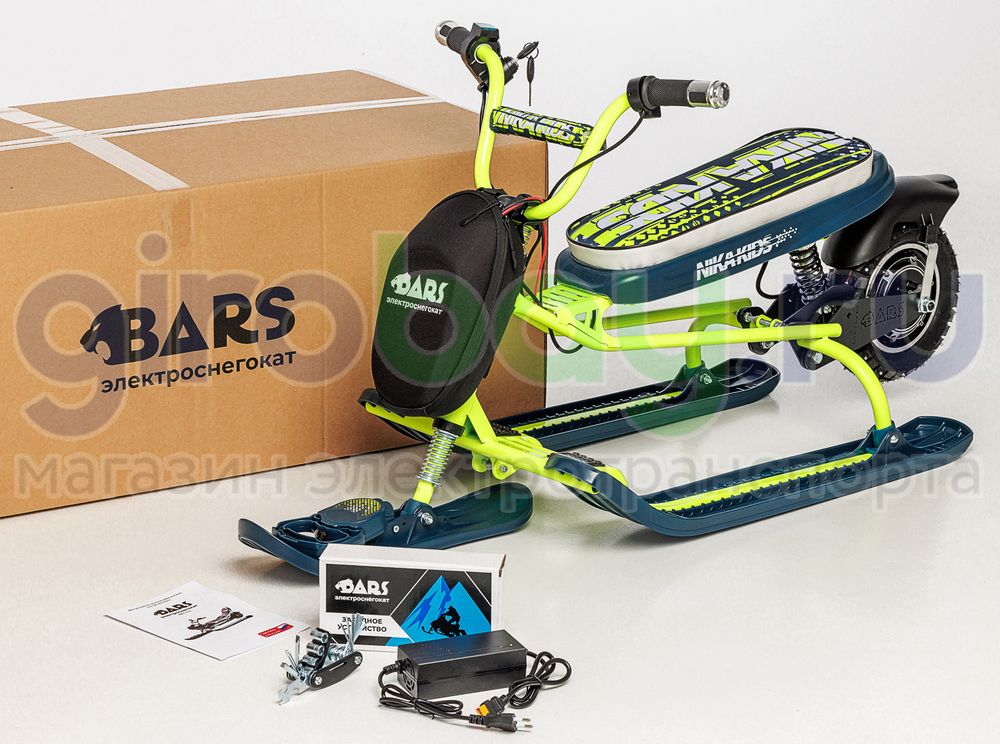 Детский электроснегокат BARS Lite 500W - Зеленый фото 14 Детский электроснегокат BARS Lite 500W - Зеленый фото 14 фото №16