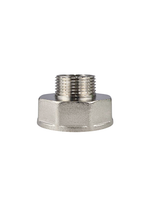 Переходник, латунь, внутренняя/наружная резьба 1 1/4"х3/4", никель, RTP