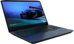 Ноутбук Lenovo IdeaPad Gaming 3-15 / i5-10300H / 8Gb / SSD 512Gb / nV GTX1650Ti 4Gb / 15,6 FHD IPS / BT Cam / No OS /Синий 81Y40099RK