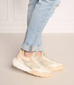 кожаные кроссовки Alexander McQueen - бежевый(727366 WIAAW)