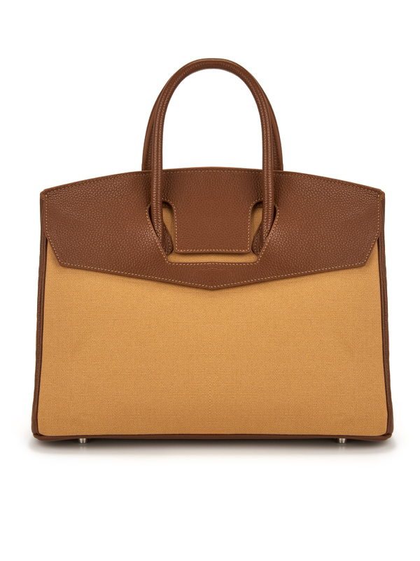 Сумка JECKY канва карамельного цвета