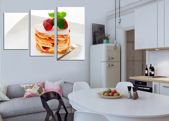 Модульная картина "Сладкий десерт"