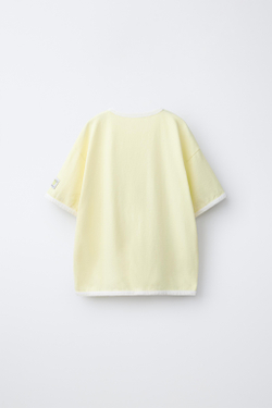 ZARA ФУТБОЛКА CLARA CEBRIAN ©, ЖЕЛТЫЙ