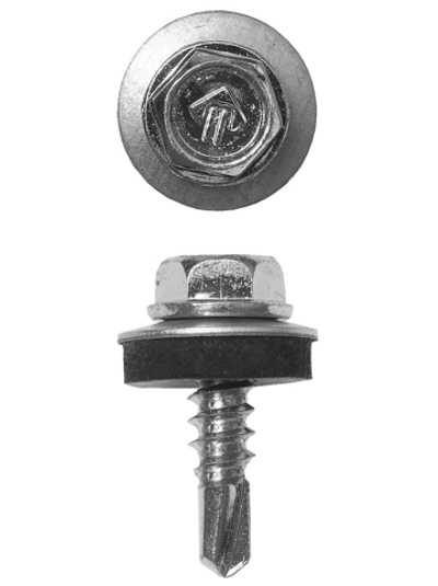 ЗУБР СКМ, 25 х 5.5 мм, цинк, 420 шт, кровельный саморез, Профессионал (4-300315-55-025)