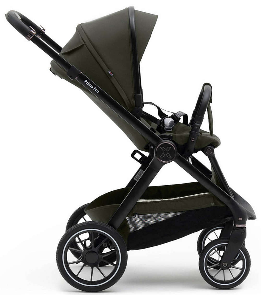 Коляска Agex Prima Pro 3 в 1 с автокреслом i-Team Black APF664 Green (Зеленый)