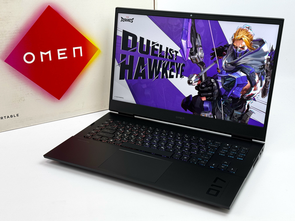 17.3 Игровой ноутбук HP Omen i7-13700HX / RTX 4070 / 16GB / 1TB / 2.5K / 165Hz / Win11 / Русско-Английская клавиатура
