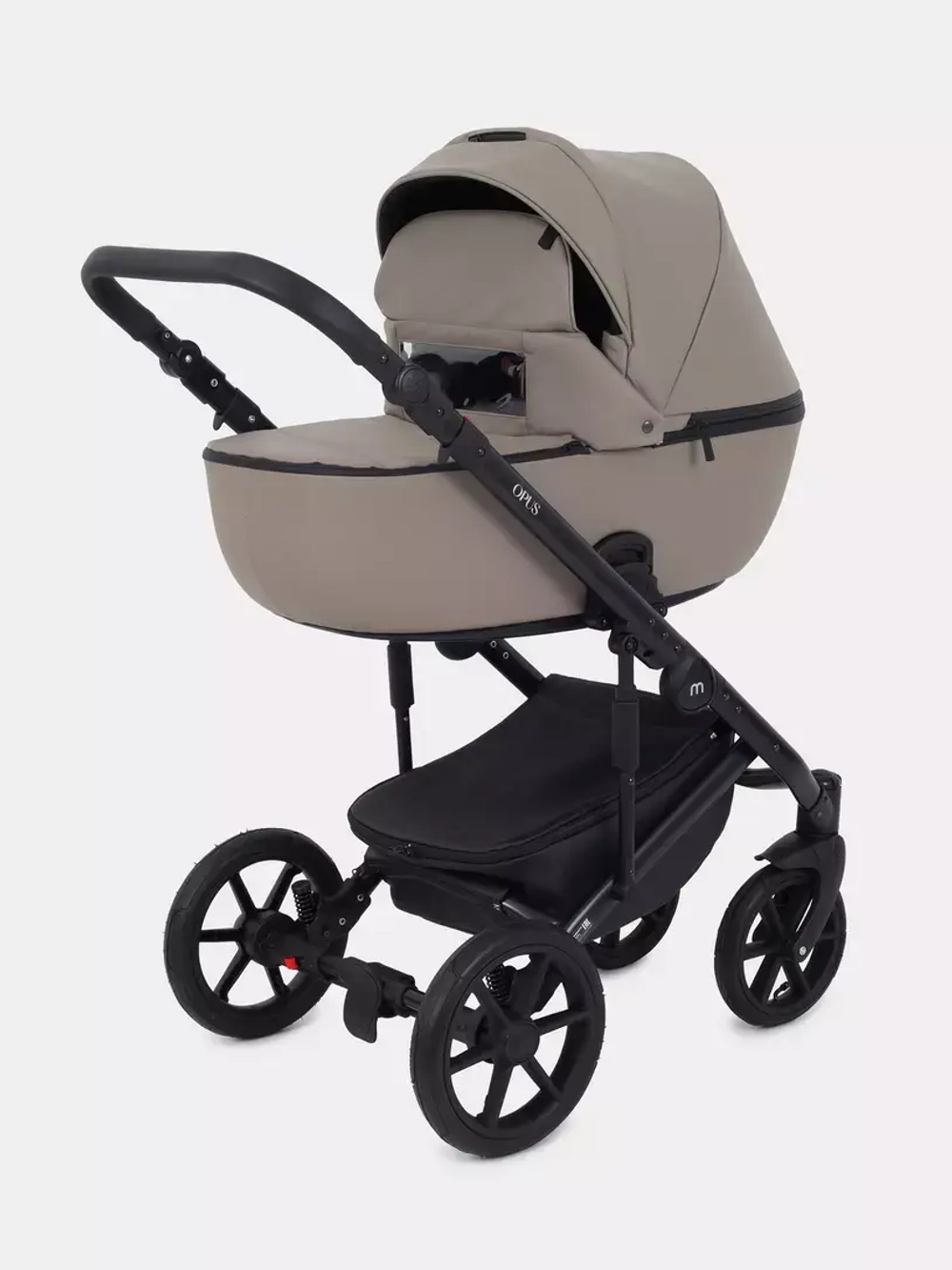 Коляска универсальная 3 в 1 Mowbaby Opus/экокожа