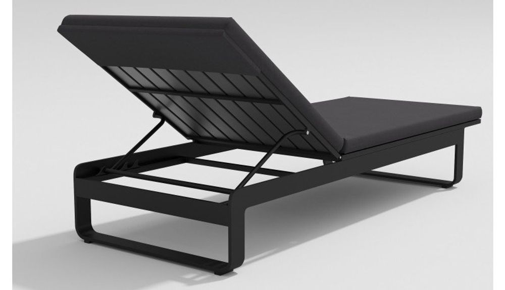 Villino, шезлонг антрацит/антрацит, алюминий