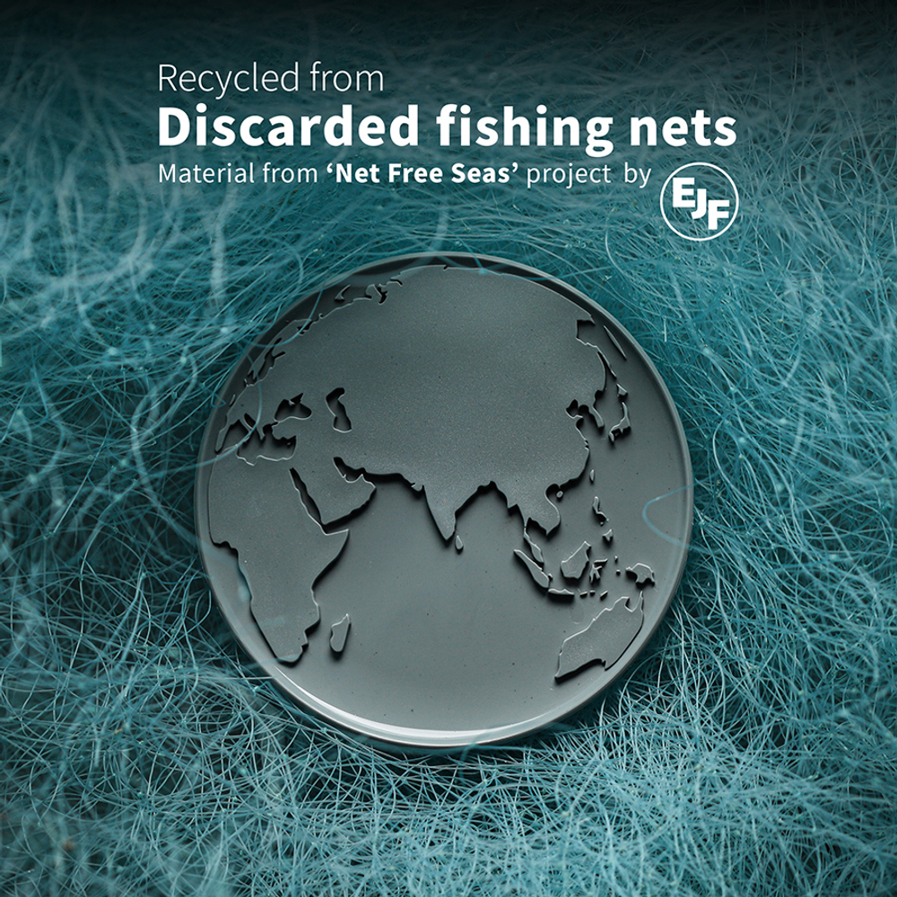 Набор подставок 2шт Qualy World Coaster серые