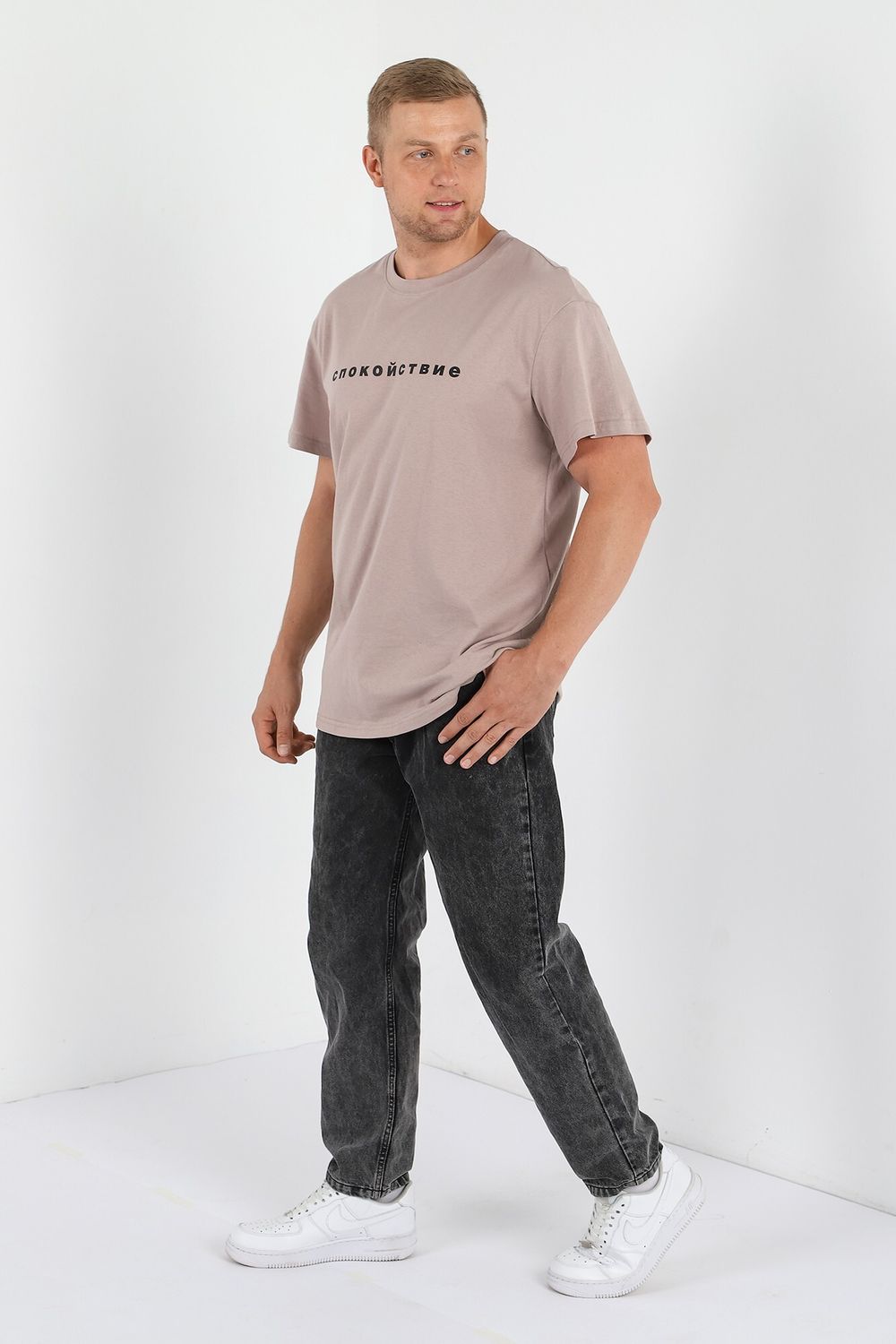 Футболка мужская Кэш-3 Виотекс БЕЖЕВЫЙ