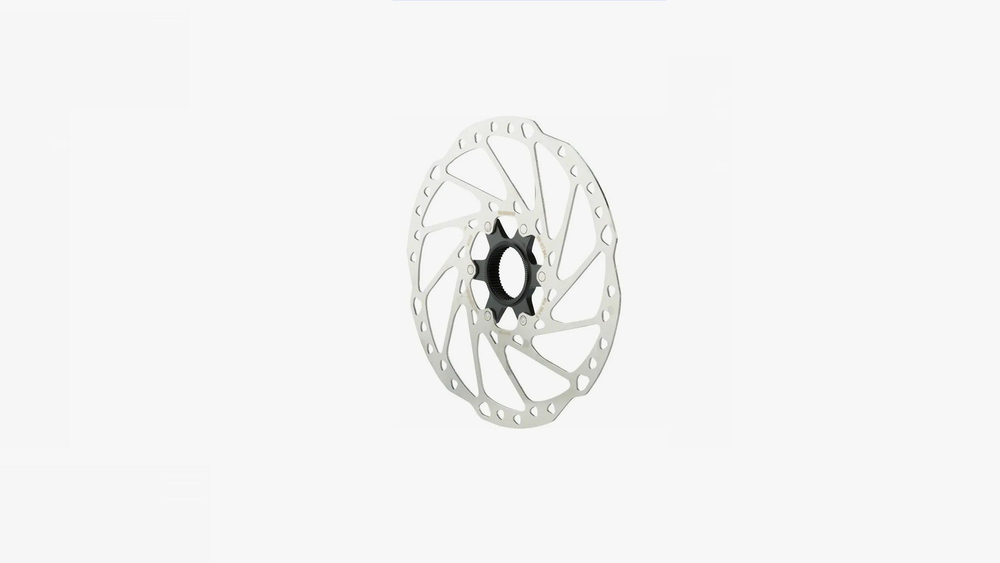 Ротор дискового тормоза Shimano Deore, RT64, 180мм, lock ring, без упаковки