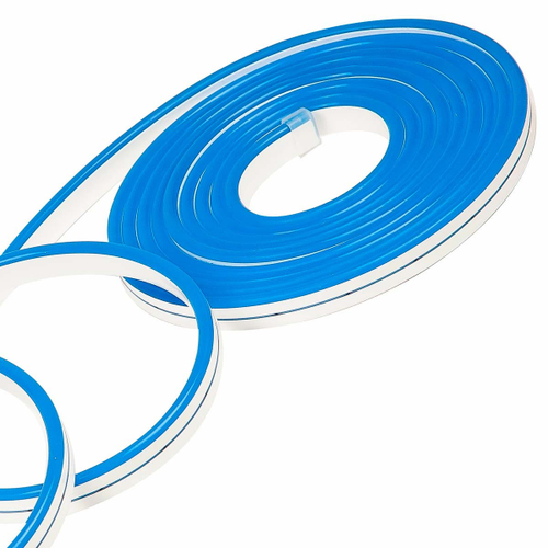 Светодиодная лента гибкий неон LEDbeLED 12V 8x16mm 120 LED/m IP67, зеленый, 4 метра