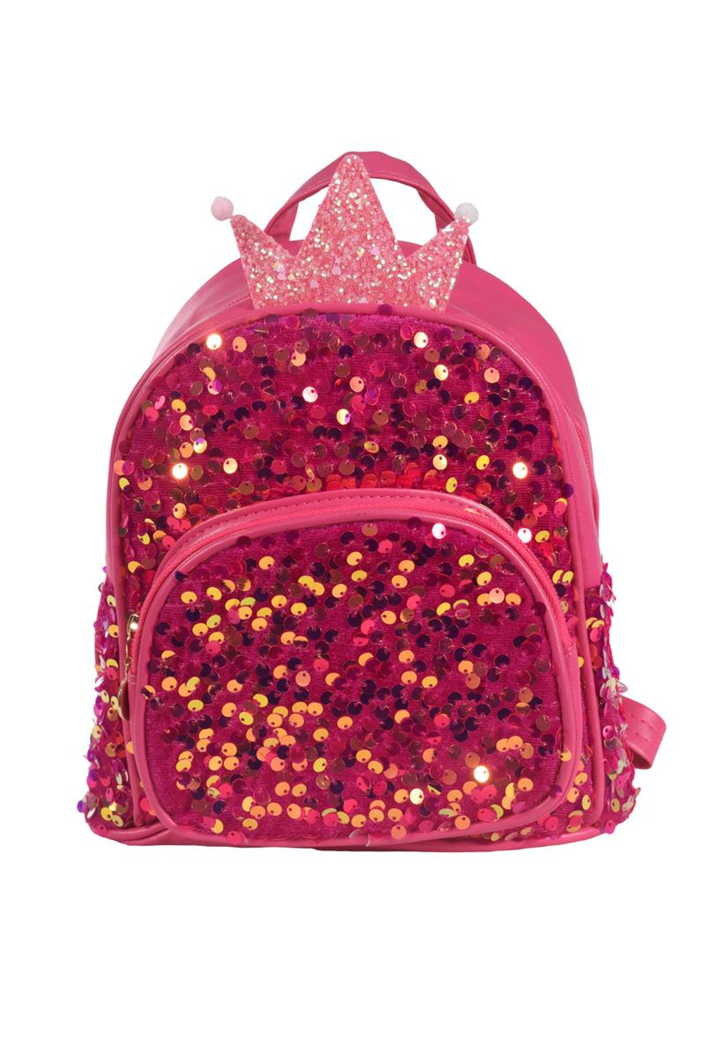Рюкзак детский "Блестящая корона", см, 1 отд+1 карман, 5 цветов микс
