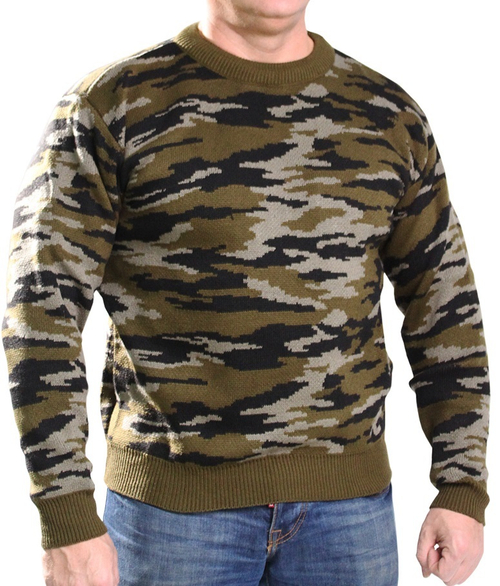 Джемпер свитер мужской (зеленый КМФ)