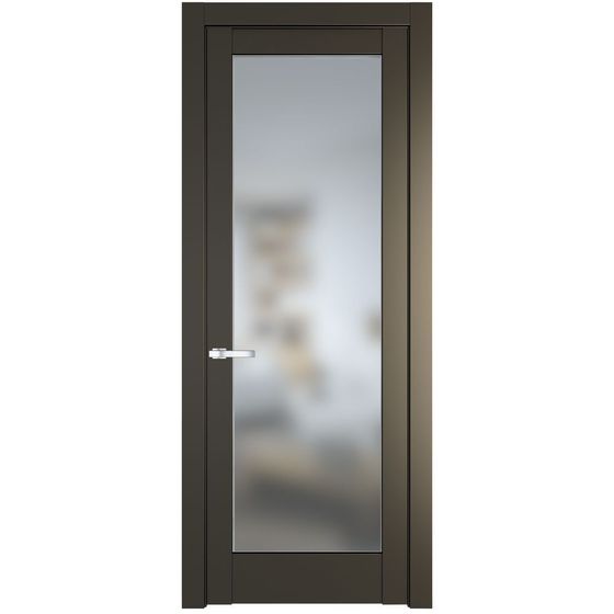 Фото межкомнатной двери эмаль Profil Doors 1.1.2PM перламутр бронза стекло матовое