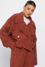 Жакет укороченный Динара (коричневый) Б14327-39М LT Collection