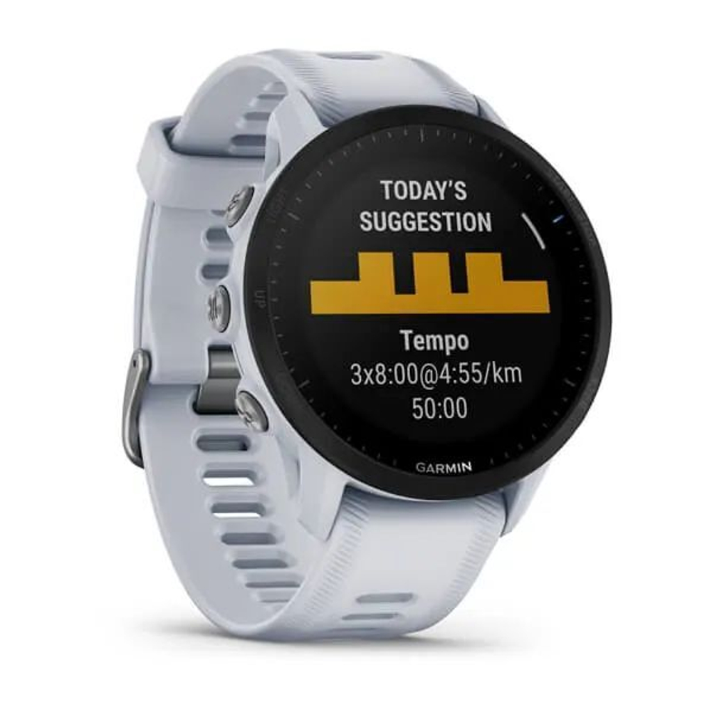 Умные часы Garmin Forerunner 955 46 мм, белый (Whitestone)