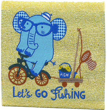 Термоаппликация HKM "Рыбалка", 6,5 х 6 см, 1 шт