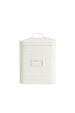 Zara Home Коробка для хранения из металла, цвет кремовый, 20.5 см