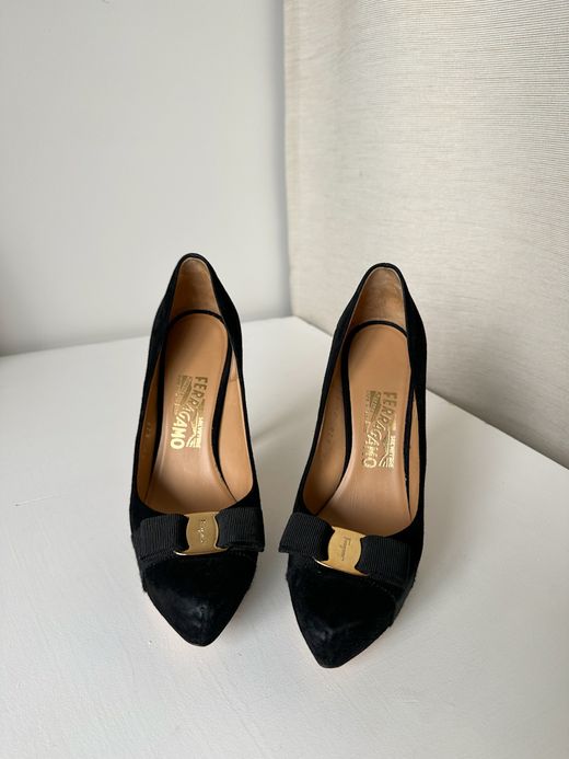 Замшевые туфли Salvatore Ferragamo, 38