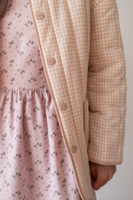 Телогрейка, Бежевый в клетку