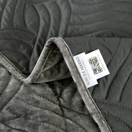 Покрывало 160x220 Sofi De MarkO Деварта серое