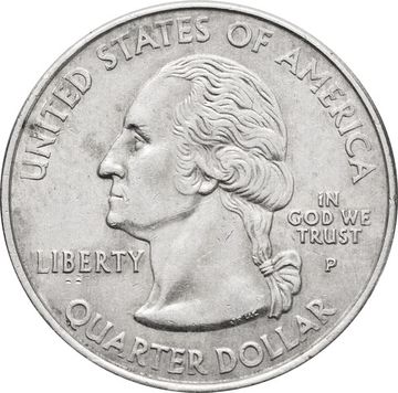 25 центов (1/4 доллара, квотер) 2001 США «Штат Род-Айленд» (P)