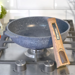 Сковорода 22см Premium blue со съемной ручкой