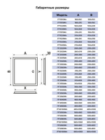 Люк ревизионный ЛТМп фланец 300х300 ручка магнит 360х360 окраш.сталь EVECS