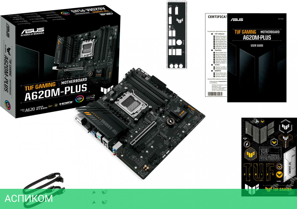 Материнская плата ASUS TUF Gaming A620M-Plus (90MB1EZ0-M0EAY0)