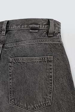 ZARA ДЖИНСЫ BAGGY FIT, УГОЛЬНЫЙ