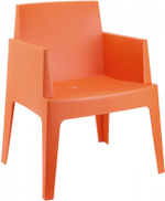 Кресло пластиковое Siesta Contract Box, оранжевый