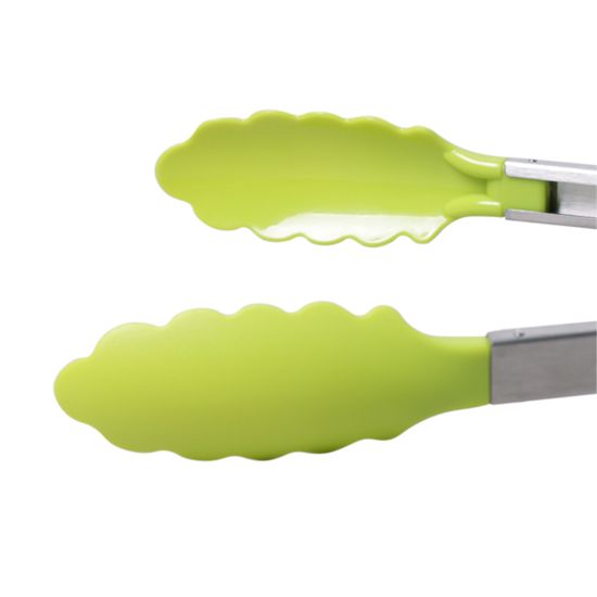 Щипцы нейлоновые 30,5 см Kamille KM-7515 с ручками из нержавеющей стали