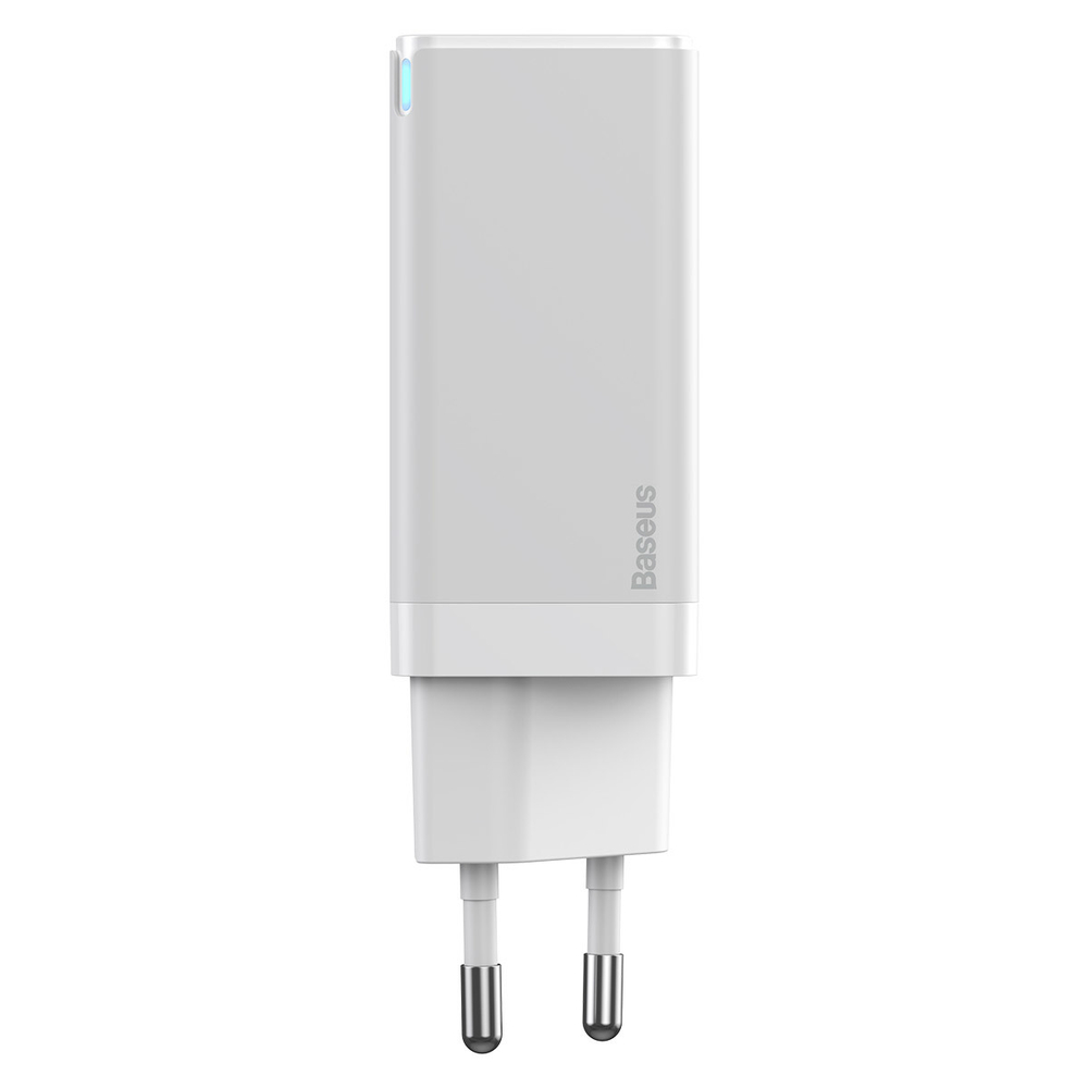 Зарядное устройство + Кабель Baseus GaN Mini Quick Charger C+U 45W - White