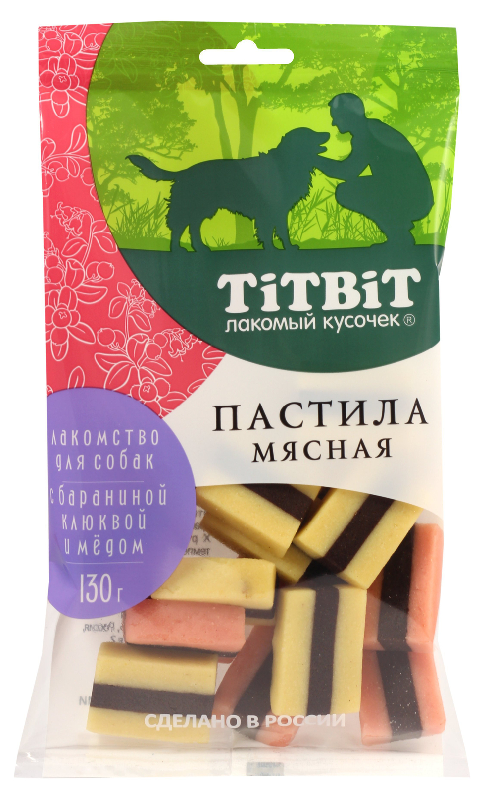 TitBit лакомство для собак пастила мясная
