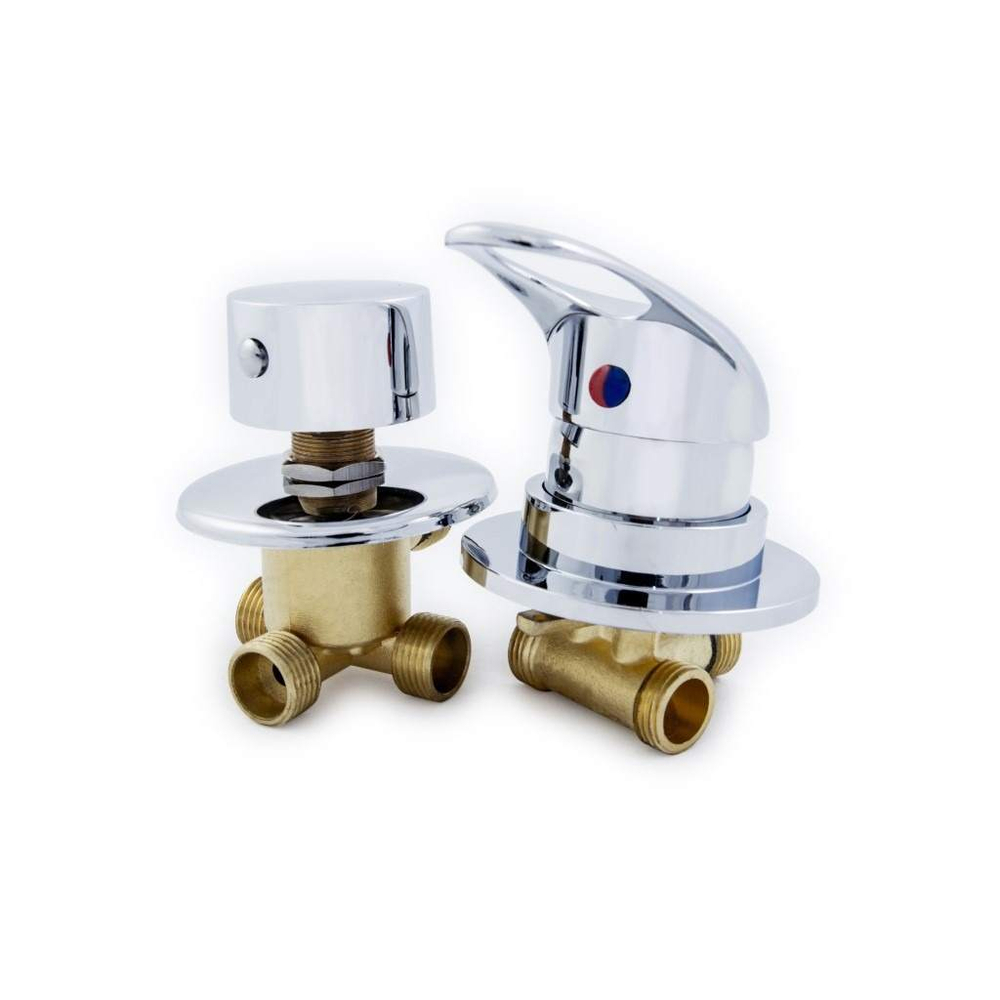 Смеситель для душевой кабины с переключателем на 3 режима универсальный