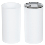 Набор для ванной 4 пр, Аника, бел, пластик, стак,подс д/зуб щет,дозат д/мыла,мыл-ца, Y9-077