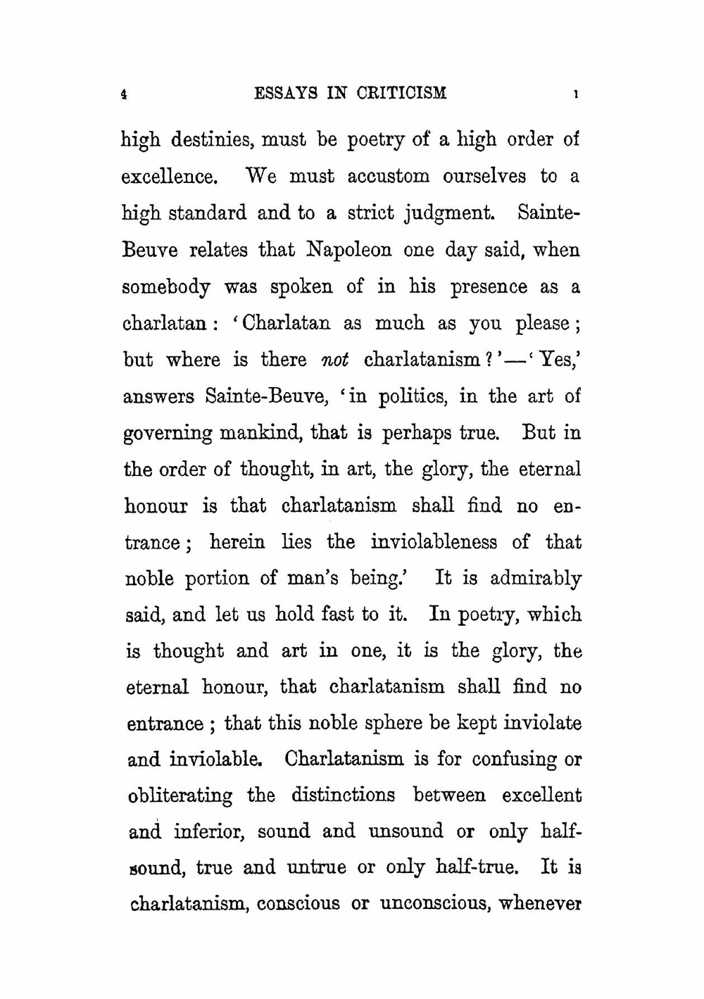 Essays in Criticism. Second Series | Matthew Arnold