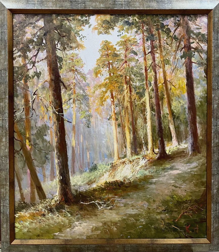 Фролов С. И. (1878–1950) «Пушкин с женой». Масло. 1930-е гг.