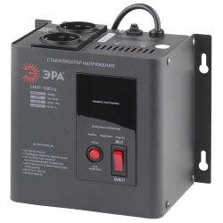 СННТ-1000-Ц ЭРА Стабилизатор напряжения настенный, ц.д., 140-260В/220/В, 1000ВА | Настенные