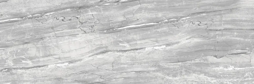 Настенная плитка ALMA Ceramica TWU93SGP77R Singapore 90x30 серая глянцевая под камень