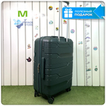 Средний чемодан Impreza Line, Темно-зеленый, M+