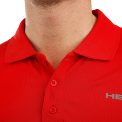 Мужское теннисное поло HEAD Club Tech Polo Men - Red, White