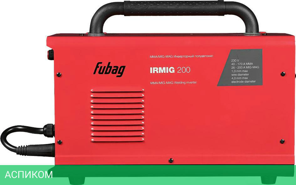 Сварочный инвертор Fubag IRMIG 200 (41391)