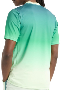 Мужская теннисная футболка New Balance Printed Tournament - зеленая