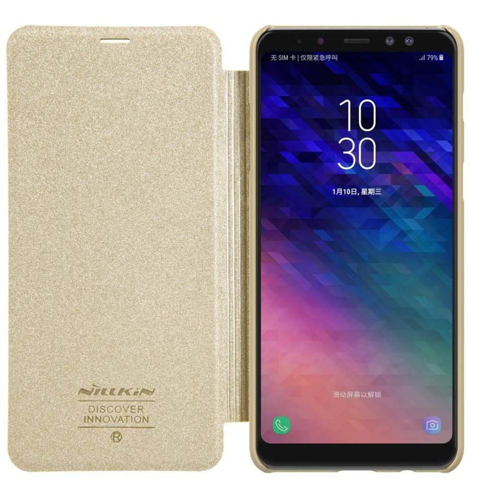 Чехол-книжка Nillkin Sparkle для Samsung Galaxy A8 Plus (2018)