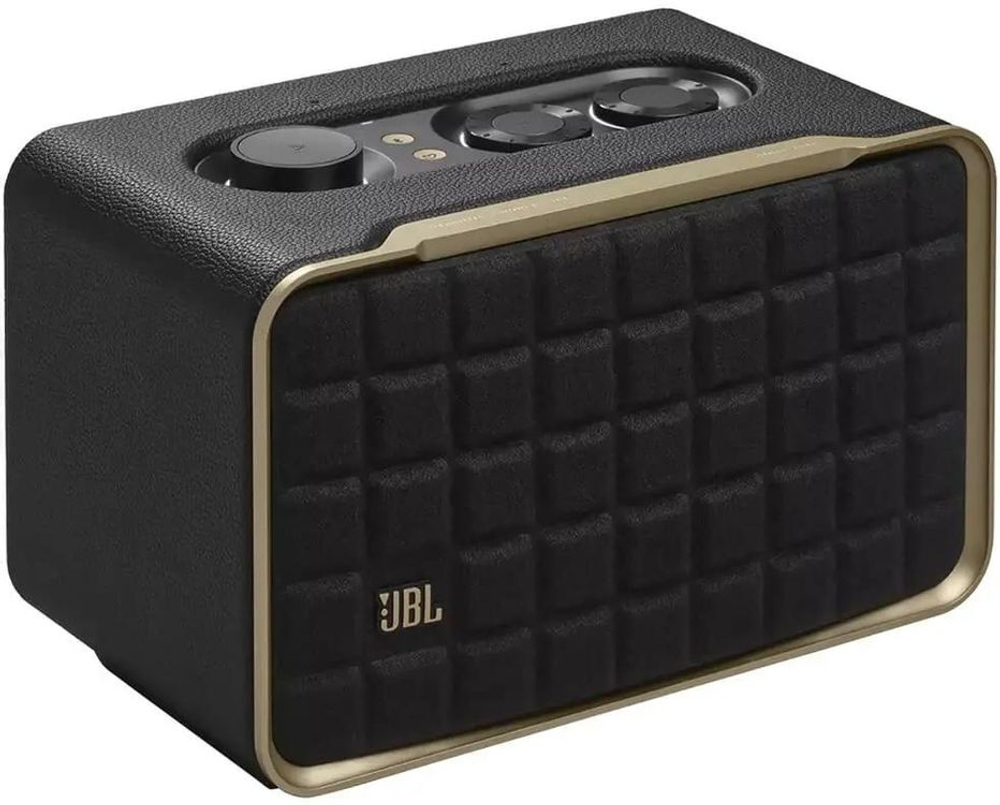 Колонка портативная JBL Authentics 200, 90Вт, черный [jblauth200blkuk]