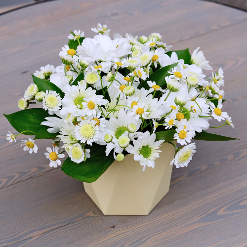 Купить Композиция с ромашками