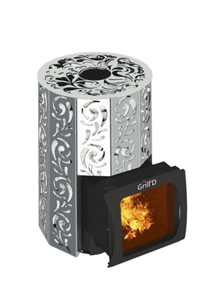 Дровяная банная печь Grill'D Violet 200 Short Max Pro