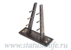 Стойка кастомная из дуба для 4 ножейфотография - 1